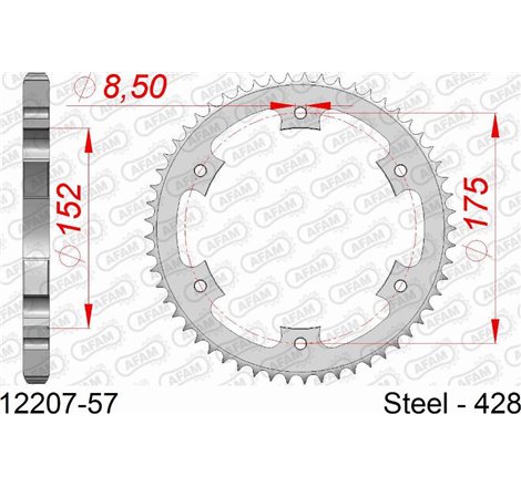 Taler / con pinion set - AFAM-12207-57