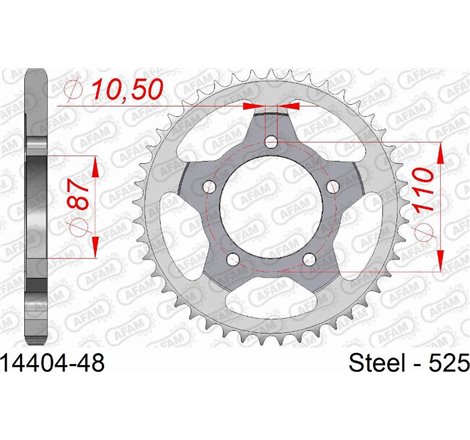 Taler / con pinion set - AFAM-14404-48