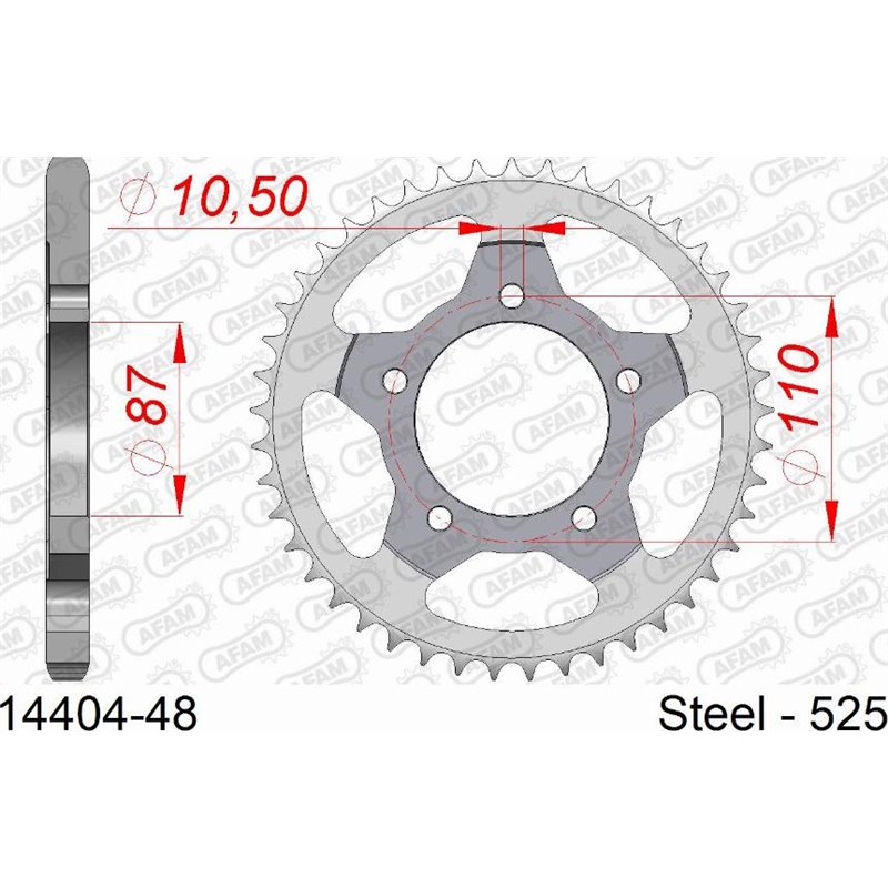 Taler / con pinion set - AFAM-14404-48
