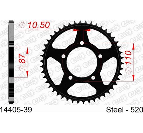 Taler / con pinion set - AFAM-14405-39