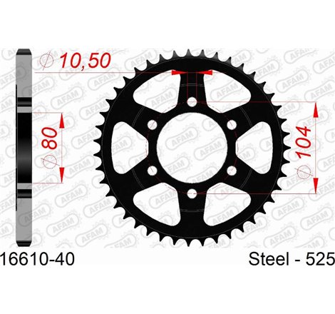 Taler / con pinion set - AFAM-16610-40