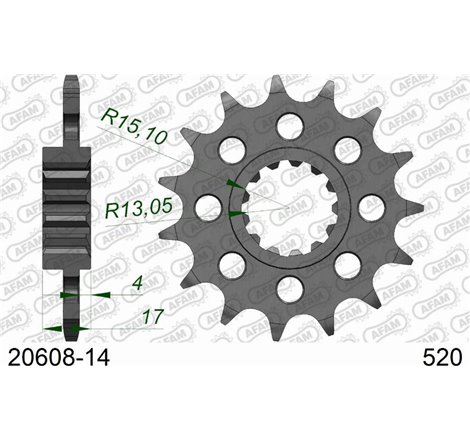 Taler / con pinion set - AFAM-20608-14