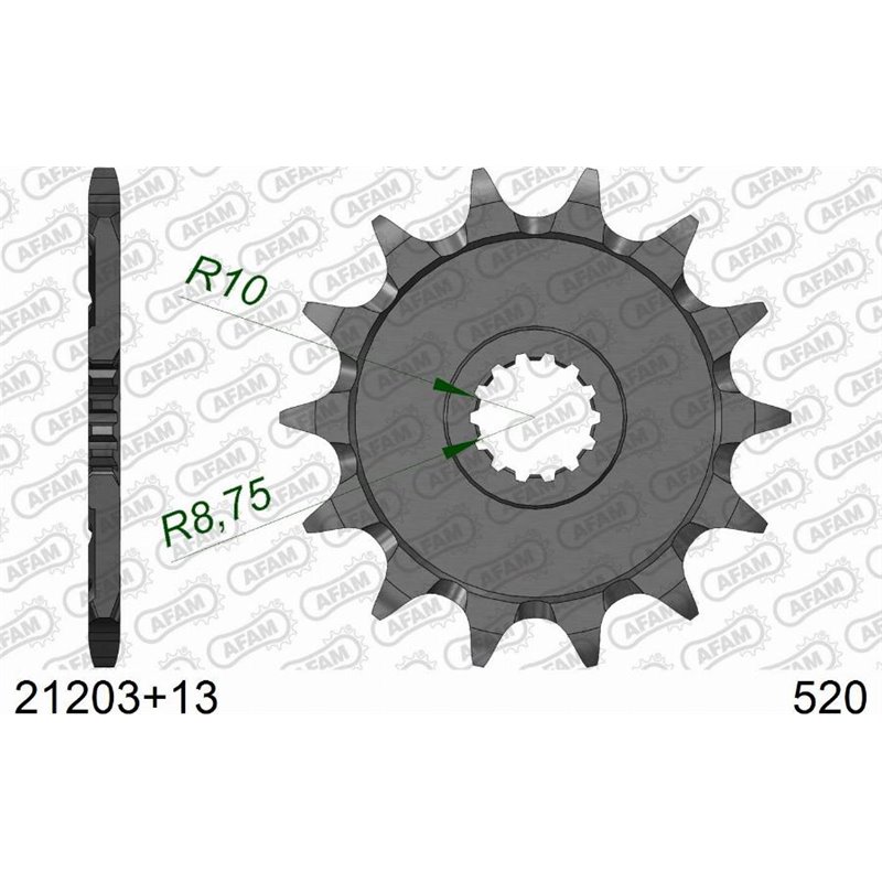 Taler / con pinion set - AFAM-21203+13