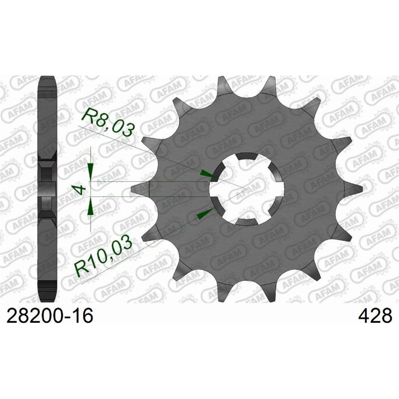 Taler / con pinion set - AFAM-28200-16