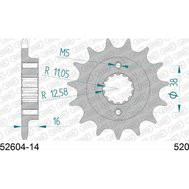 Taler / con pinion set - AFAM-52604-14