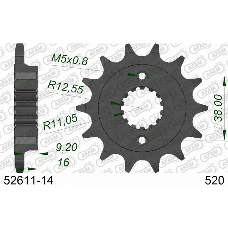 Taler / con pinion set - AFAM-52611-14