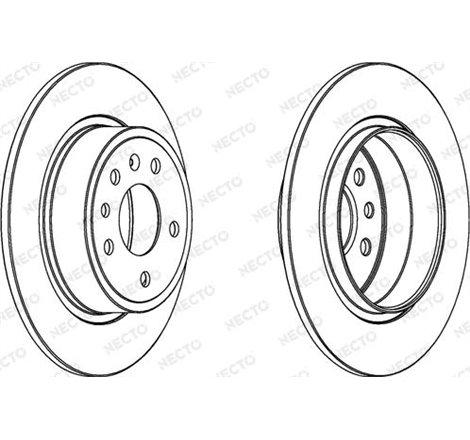 Disc frana Spate DR-ST SAAB 9-5 1.9D-3.0D 09.97-12.09 - Meyle-8155215025