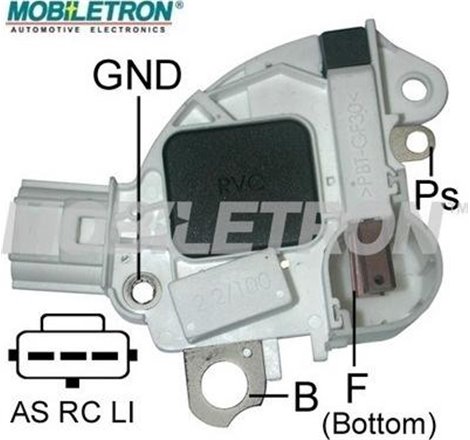 Regulator, alternator - Mobiletron-VR-F156