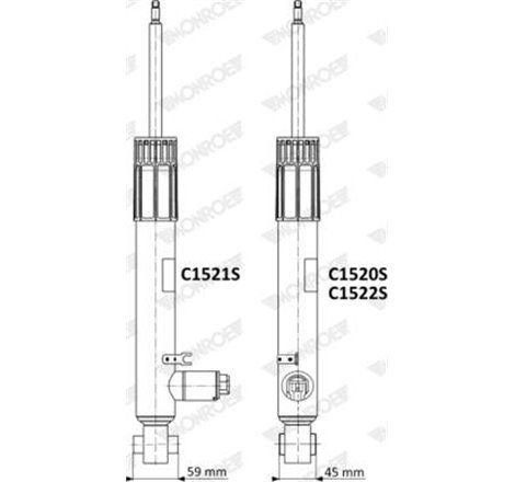 Amortizor - Monroe-C1520S - MONROE-C1520S