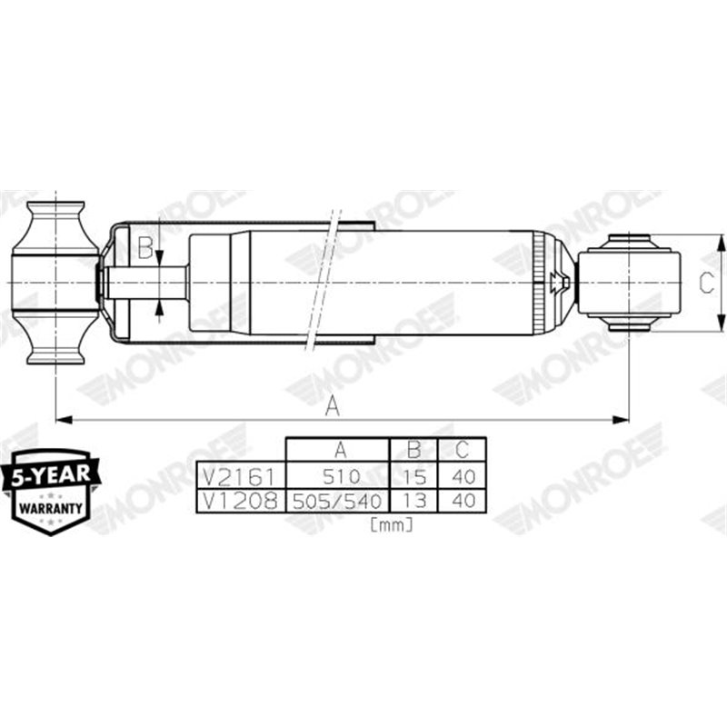 Amortizor - Monroe-V1208 - MONROE-V1208