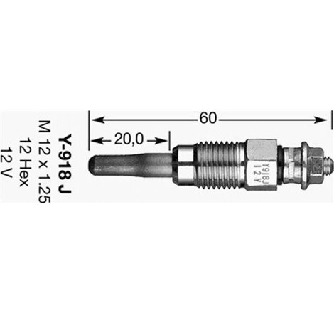 Bujie incandescenta - NGK-D-POWER 2 - NGK-D-POWER 2