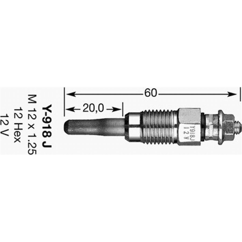 Bujie incandescenta - NGK-D-POWER 2 - NGK-D-POWER 2
